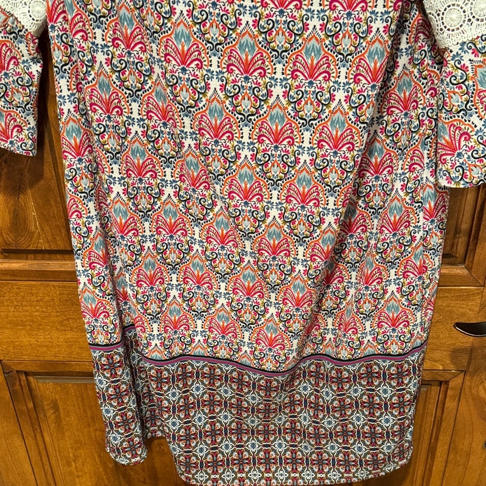 Colorful Patterned Dress - Picture 3 of 6